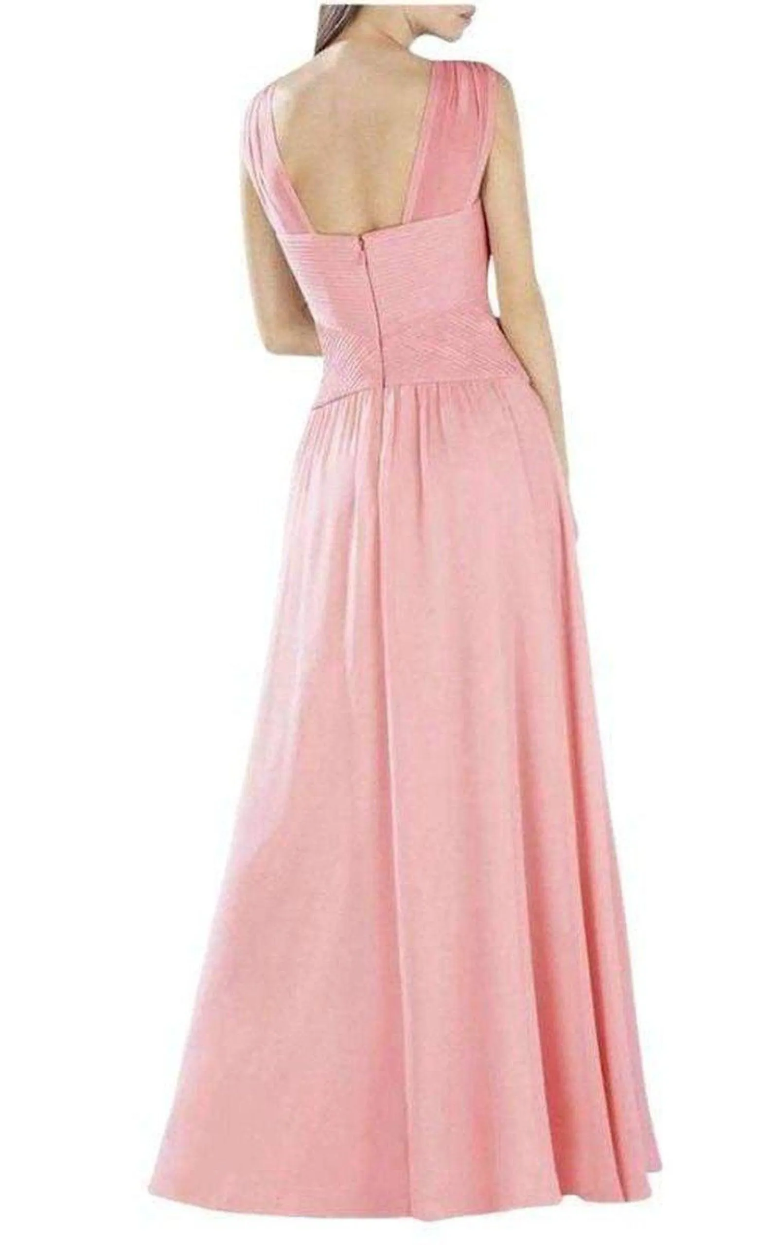 Astella Sleeveless Shirred Gown