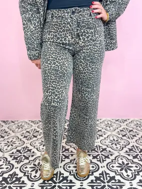 Chic Spots Leopard Pants