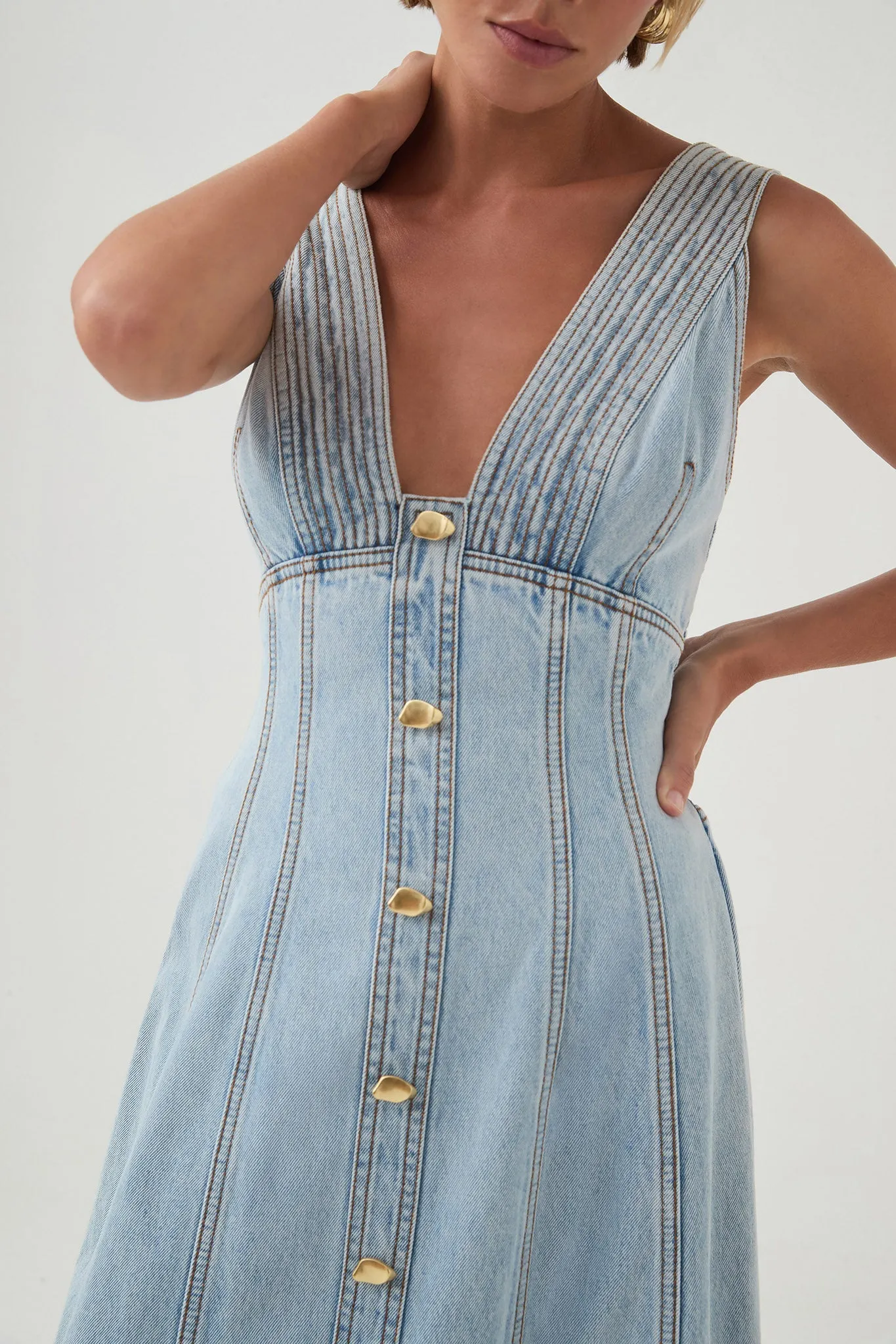 Coast Denim Midi Dress