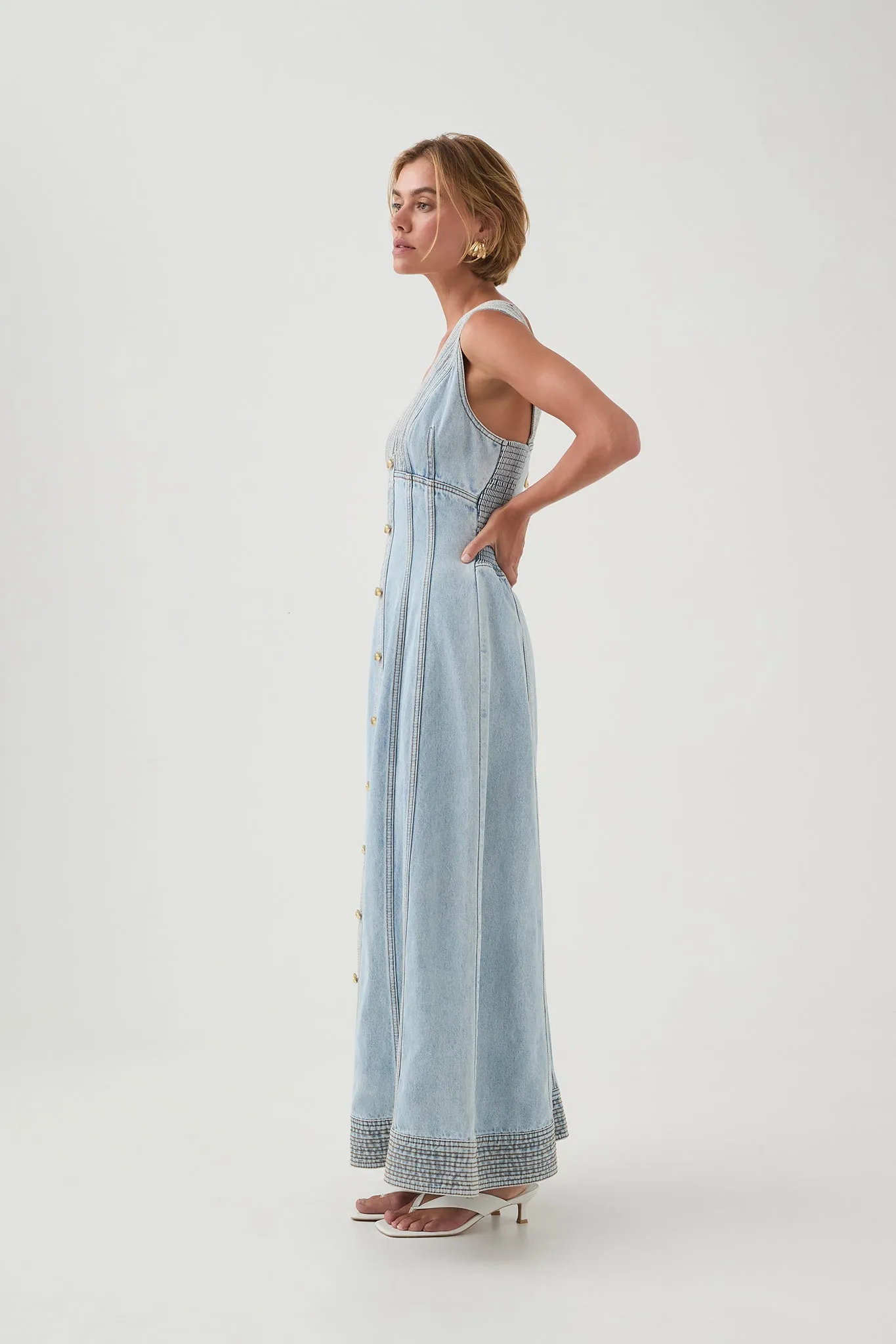 Coast Denim Midi Dress