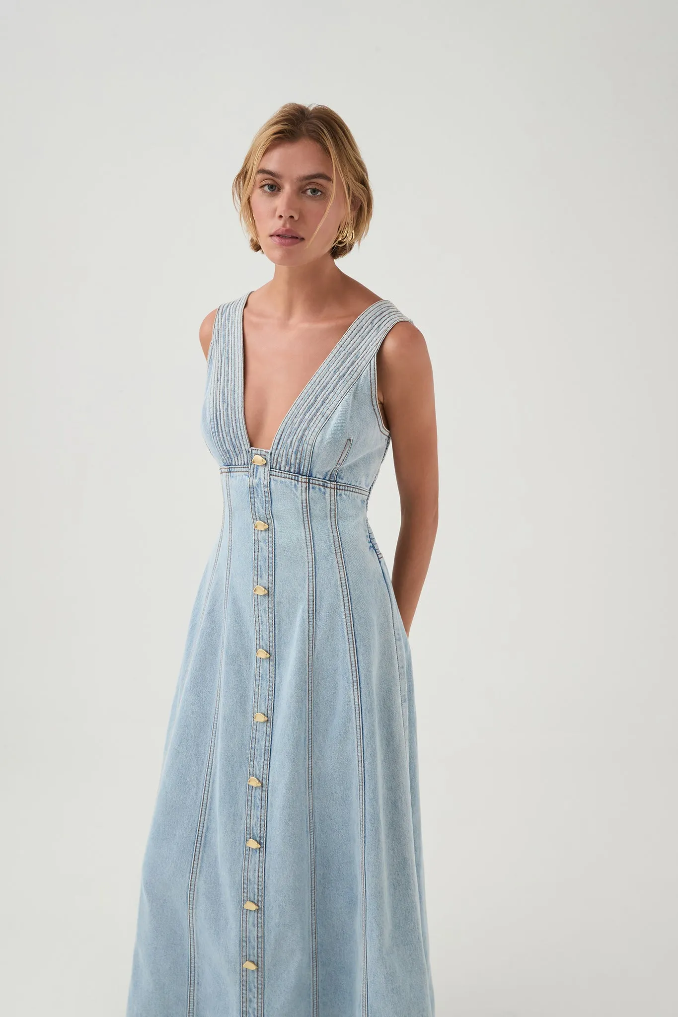 Coast Denim Midi Dress