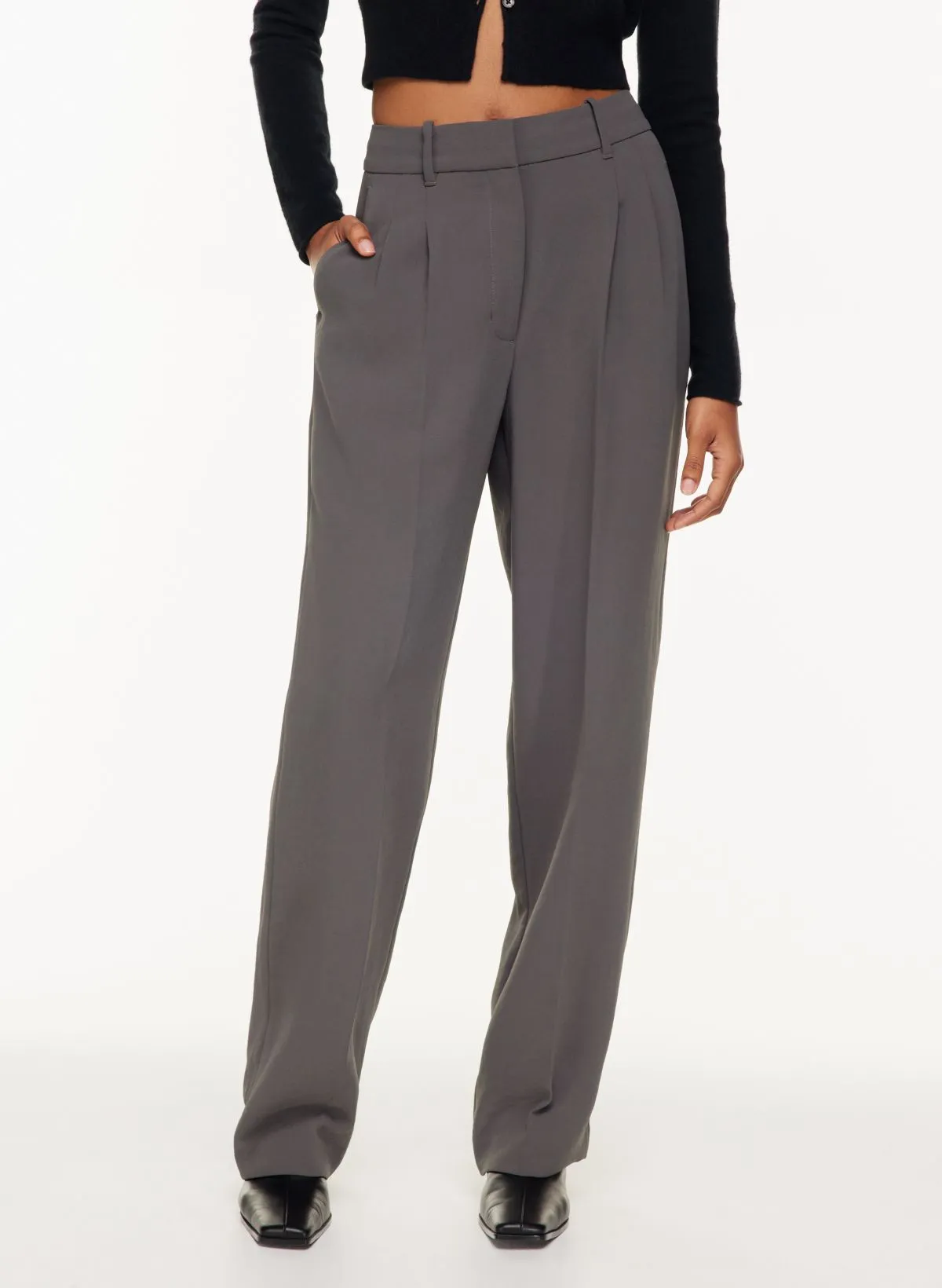 Effortless Tailored Wide Leg Pants