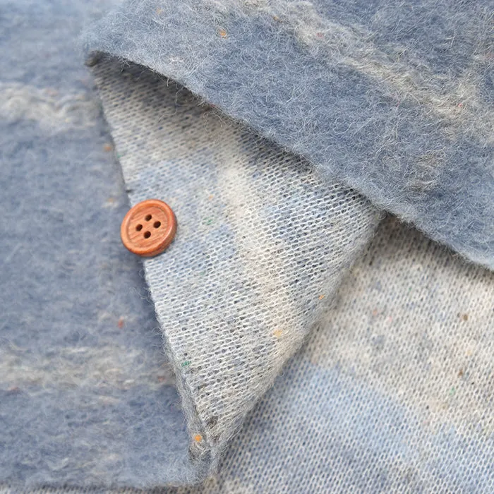 Italy-Made Evolution Tex Sliver Knit Fabric - Check