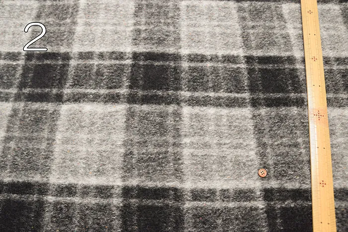 Italy-Made Evolution Tex Sliver Knit Fabric - Check