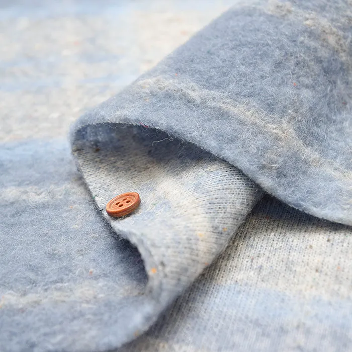 Italy-Made Evolution Tex Sliver Knit Fabric - Check