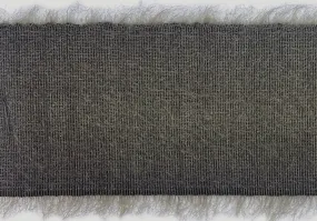 Luxurious Deep Taupe Mohair Blend Trim (Made in Italy)
