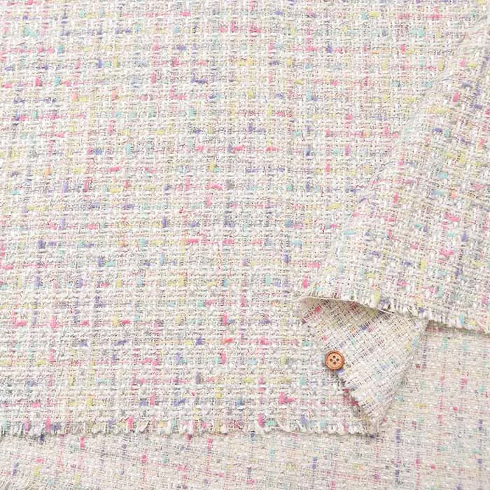 Made in China Trend fabric Fancy tweed fabric