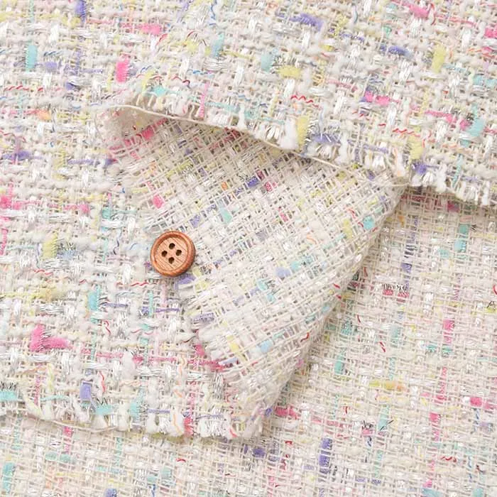 Made in China Trend fabric Fancy tweed fabric
