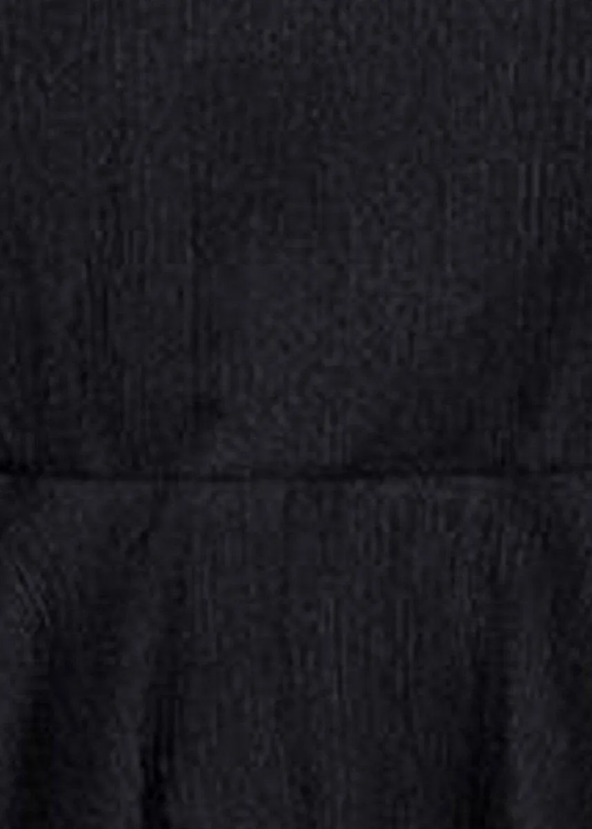 McCartney Plisse Blouse - Black