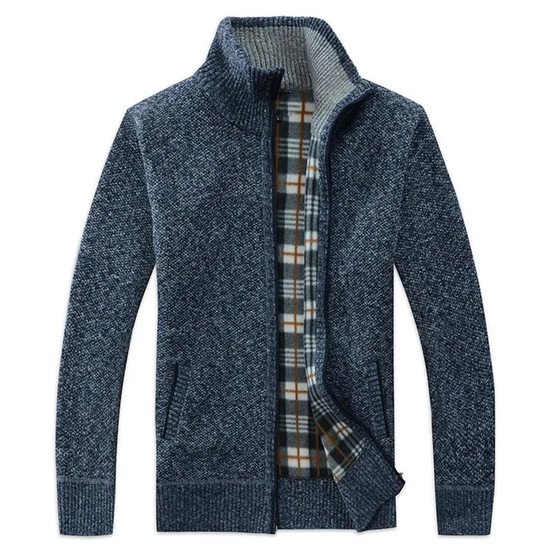 Men's Autumn/Winter Casual Thick Knitted Coat