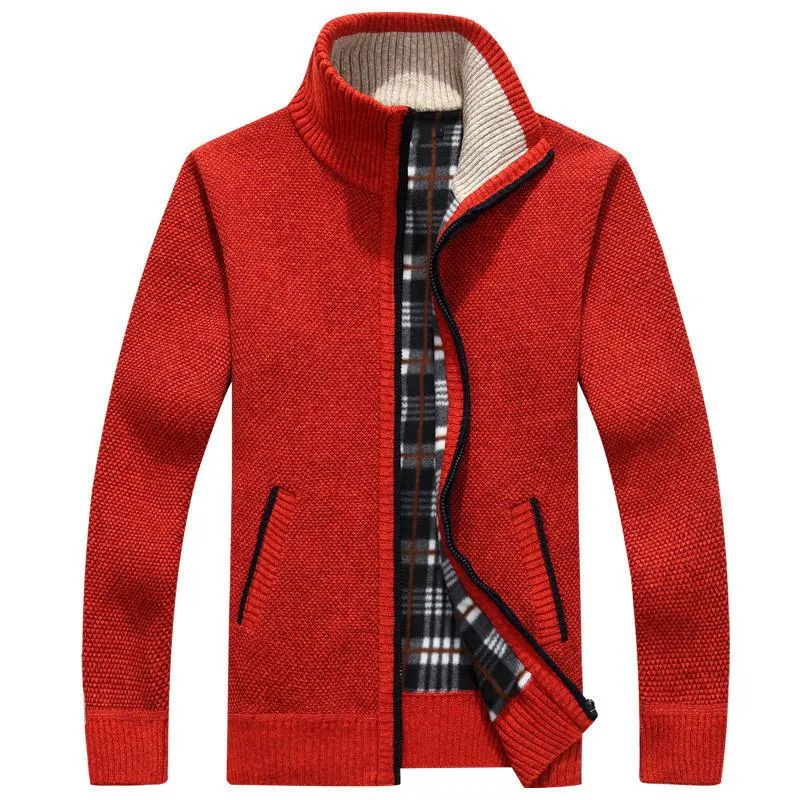 Men's Autumn/Winter Casual Thick Knitted Coat