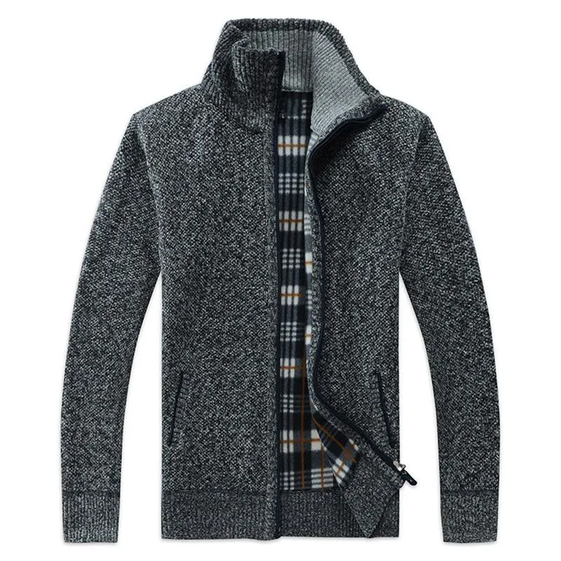 Men's Autumn/Winter Casual Thick Knitted Coat