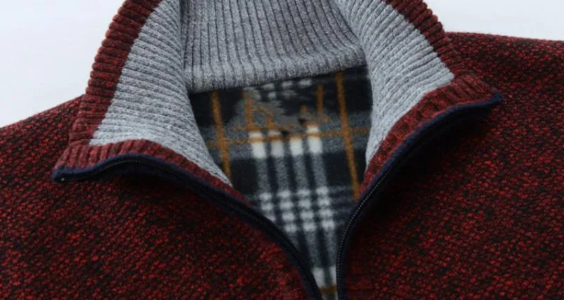 Men's Autumn/Winter Casual Thick Knitted Coat
