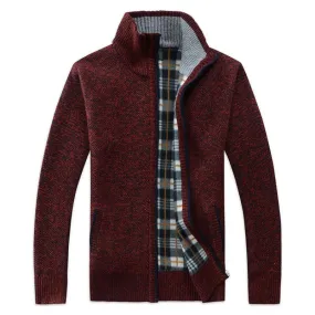 Men's Autumn/Winter Casual Thick Knitted Coat