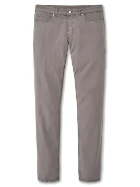 Peter Millar Wayfare Five-Pocket Pant in Nickel