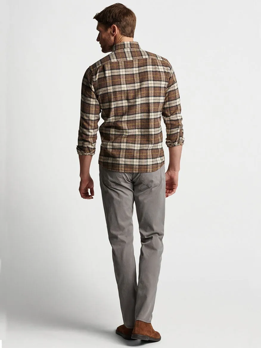 Peter Millar Wayfare Five-Pocket Pant in Nickel