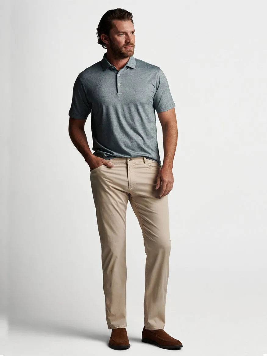Peter Millar Wayfare Five-Pocket Pant in Stone