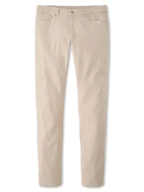 Peter Millar Wayfare Five-Pocket Pant in Stone