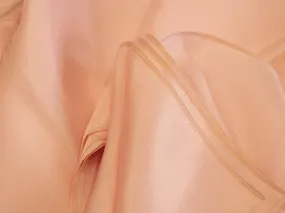 Plain dyed Upada Silk Fabric - Peach