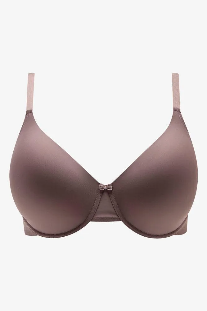 Plus Size 2 Pack T-Shirt Bras Black & Natural