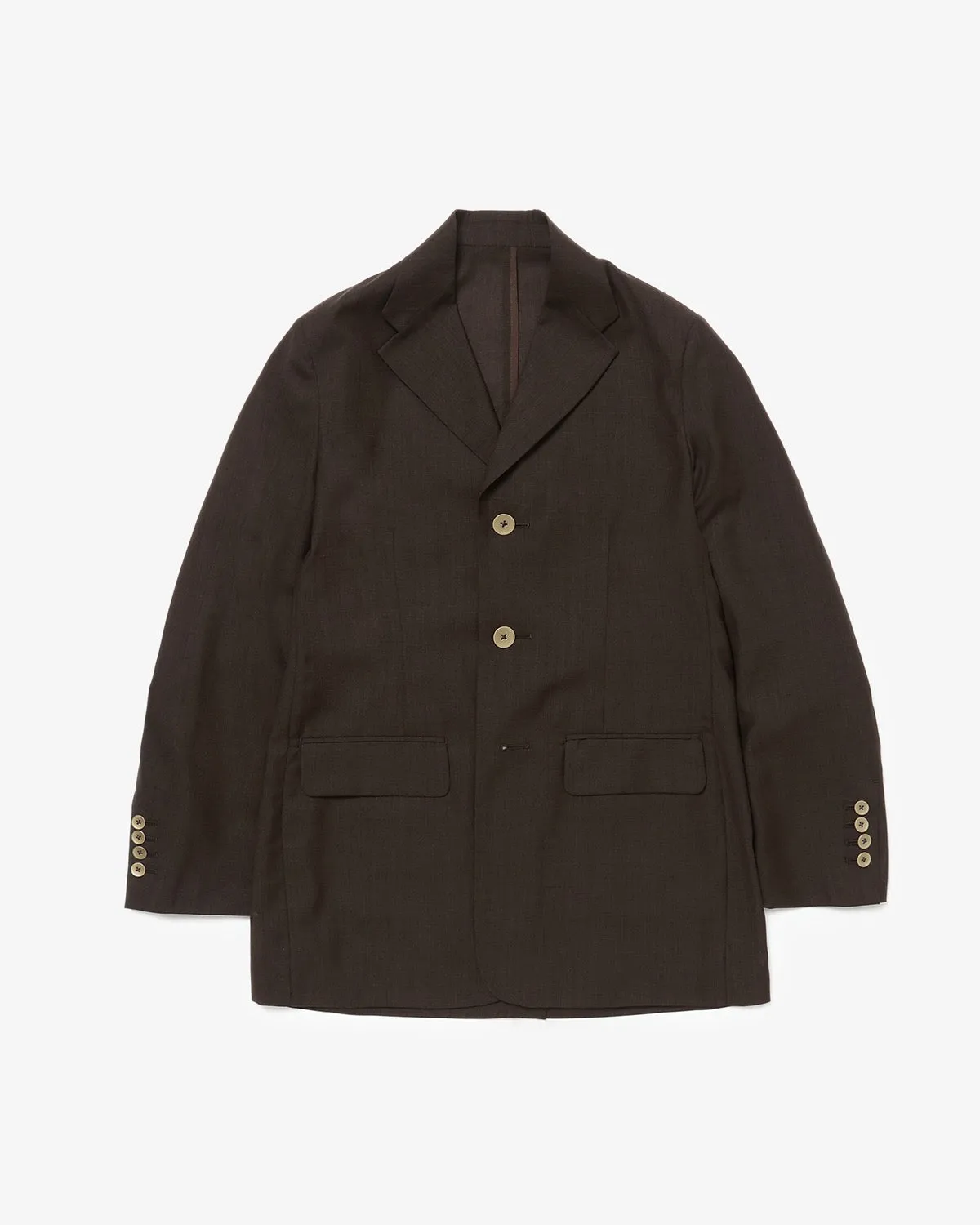 SHEER WOOL UNCON JACKET