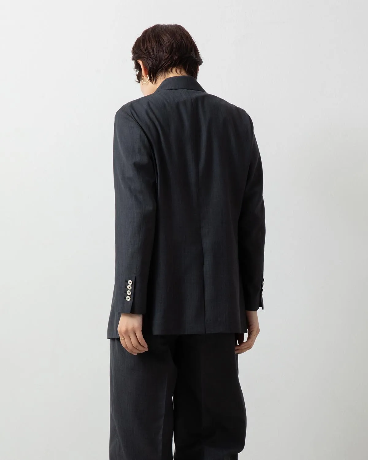 SHEER WOOL UNCON JACKET