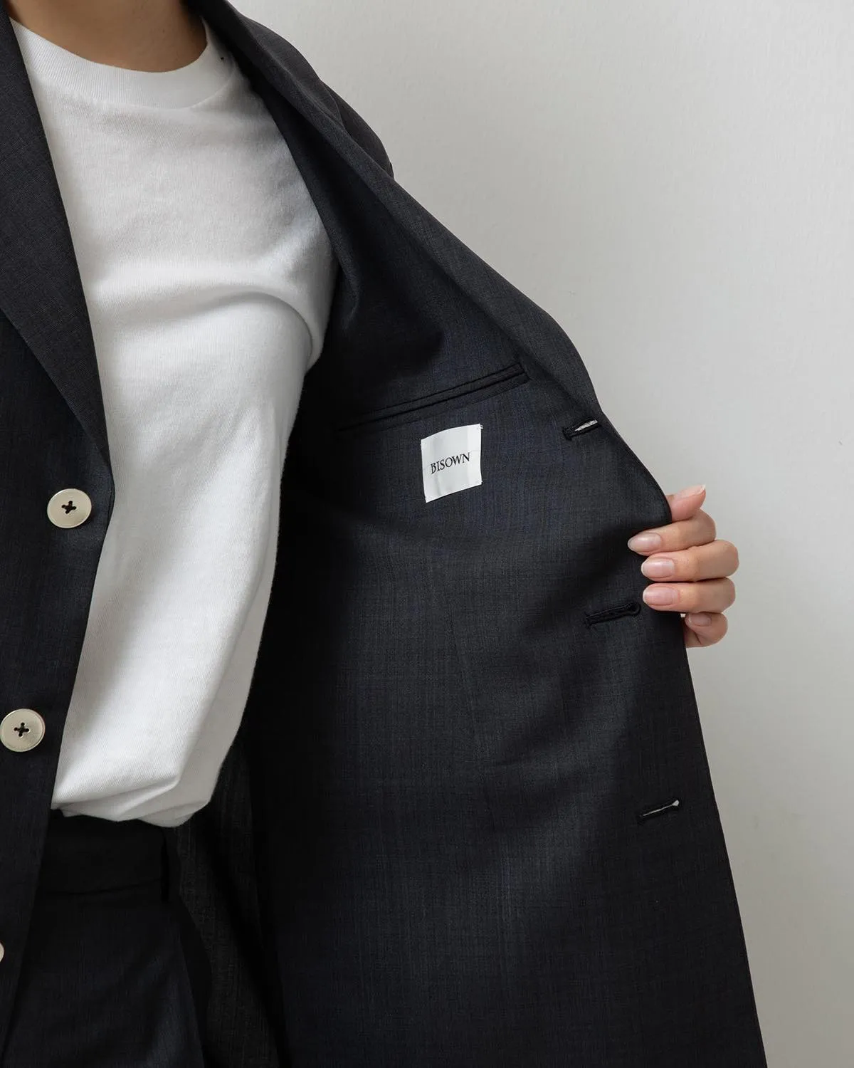 SHEER WOOL UNCON JACKET