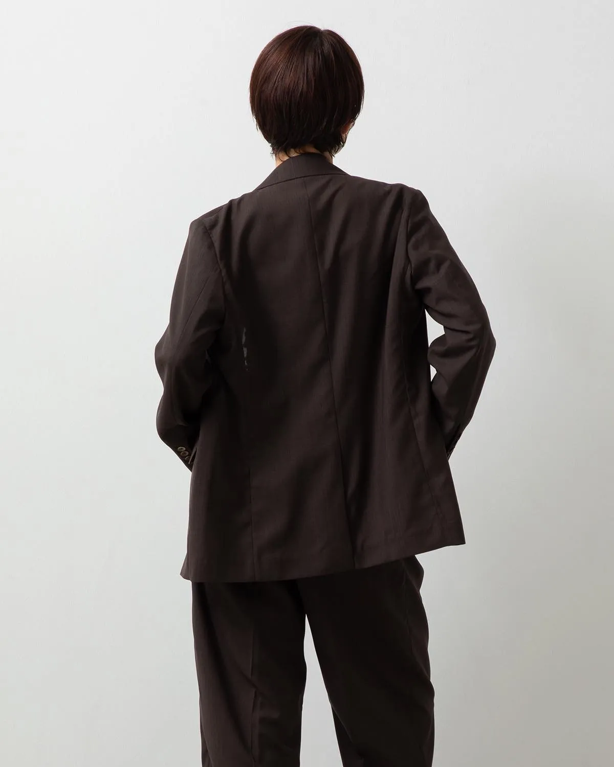 SHEER WOOL UNCON JACKET
