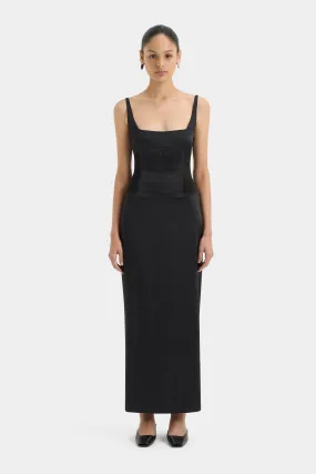 Sonora Evening Midi Dress, Black