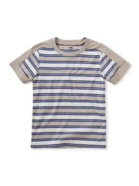 Stripe Hype Tee - Mist