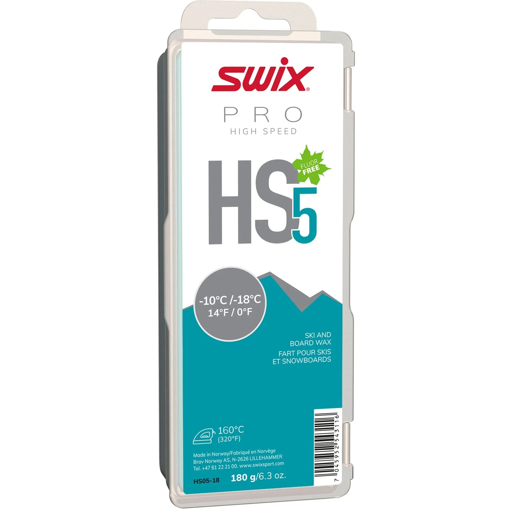 Swix HS5 Turquoise Melt Glider